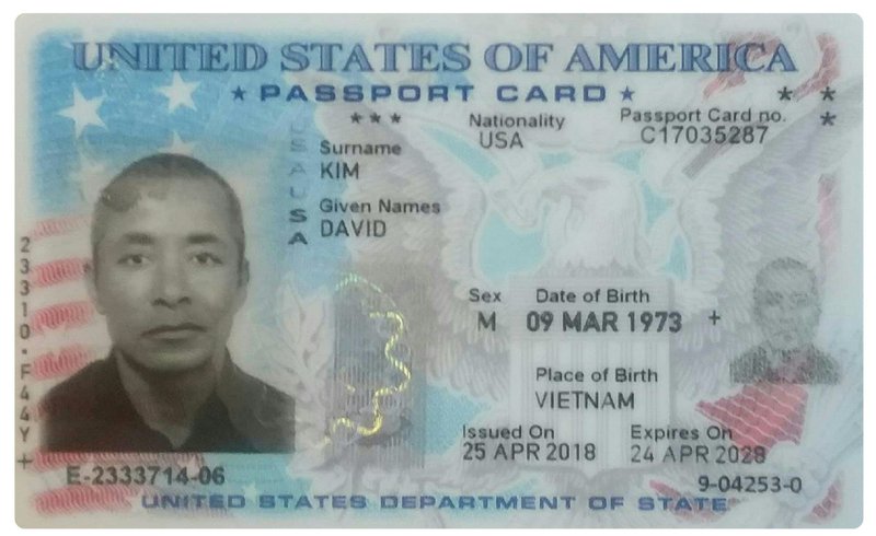 U.S. passport card